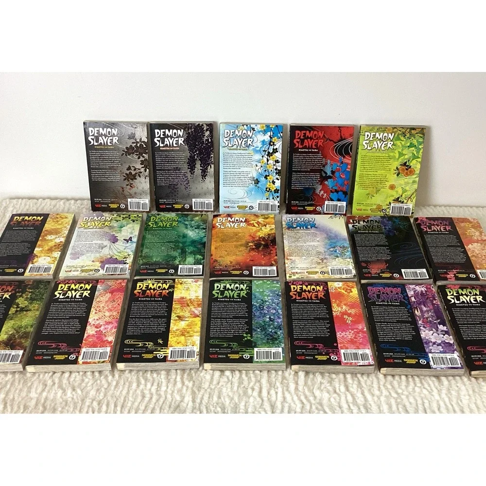 Demon Slayer Manga Books 1-18 +21 EUC Graphic Novel Set Anime Tanjiro Nezuko